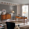 MOBILI-2G---SCRIVANIA-CLASSICA-3-CASSETTI-LEGNO/PELLE-BASSANO-130X70x78