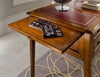 MOBILI-2G---SCRIVANIA-CLASSICA-5-CASSETTI-2-TIRETTI-IN-LEGNO-ELITE-142X70x78