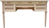 MOBILI-2G---SCRIVANIA-CLASSICA-5-CASSETTI-IN-LEGNO-GREZZO-130x70x80