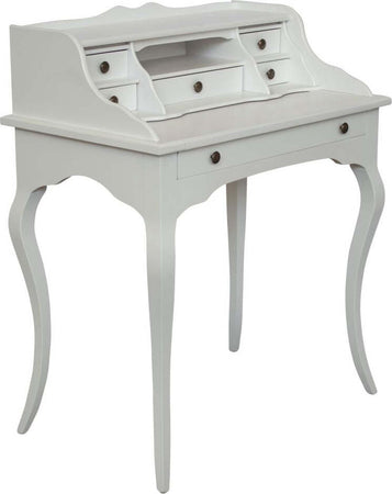 MOBILI-2G---Scrivania-classica-6-cassetti-piano-estraibile-legno-bianco-78x50x95