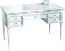 MOBILI-2G---SCRIVANIA-CLASSICA-IN-LEGNO-BIANCO-CONSUMATO-130x70x80