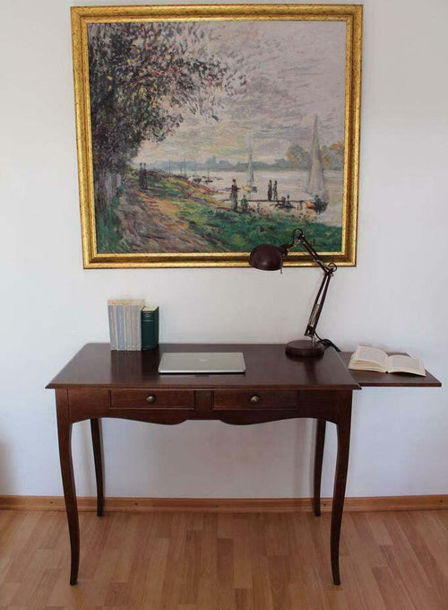 MOBILI-2G---Scrivania-classico-in-arte-povera-noce-scuro-108x56x80