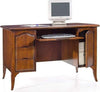 MOBILI-2G---SCRIVANIA-IN-LEGNO-3-CASSETTI-PIANO-ESTRAIBILE-PORTA-TASTIERA-130X75X80