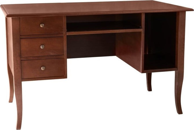 MOBILI-2G---SCRIVANIA-IN-LEGNO-3-CASSETTI-TINTA-NOCE-ARTE-POVERA-130X75X81