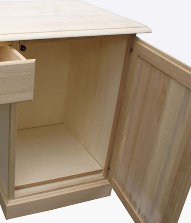 MOBILI-2G---SCRIVANIA-PORTA-FRIGO-IN-LEGNO-GREZZO-L.125-P.56-H.80