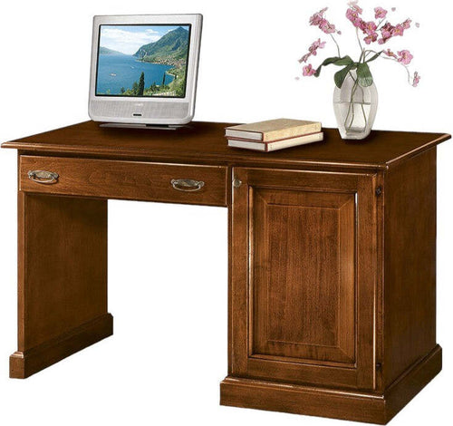 MOBILI-2G---SCRIVANIA-PORTAFRIGO-IN-LEGNO-TINTA-NOCE-1-PORTA-1-CASSETTO-125X56X80