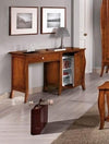 MOBILI-2G---SCRIVANIA-PORTAFRIGO-IN-LEGNO-TINTA-NOCE-1-PORTA-1-CASSETTO-130X60X83