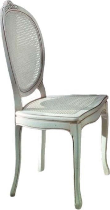 MOBILI-2G---Sedia-classica-ovalina-paglia-di-vienna-legno-shabby-bianco-49x55x104