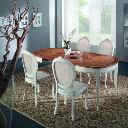 MOBILI-2G---Sedia-classica-ovalina-paglia-di-vienna-legno-shabby-bianco-49x55x104