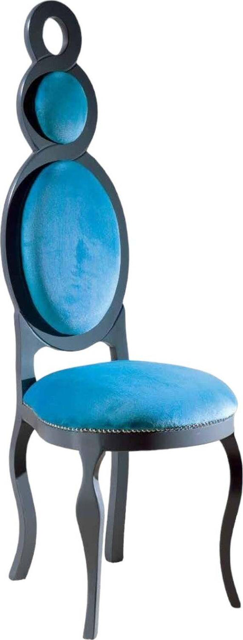 MOBILI-2G---SEDIA-IMBOTTITA-IN-LEGNO-LACCATO-GRIGIO/AZZURRO