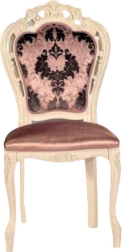 MOBILI-2G---SEDIA-SHABBY-CHIC-IMBOTTITA-IN-LEGNO-MASSELLO-INTAGLIATA-CON-FREGI