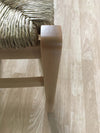 MOBILI-2G---SET-02-SEDIE-IN-LEGNO-MASSELLO-FINITURA-ANILINA-TRASPARENTE/PAGLIA