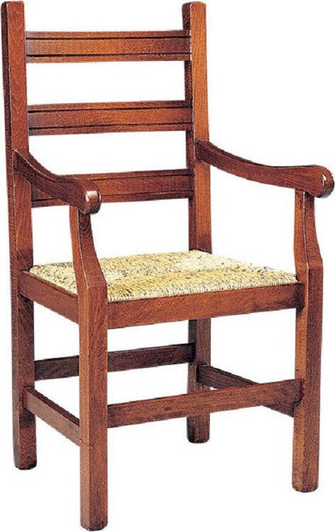 MOBILI-2G---SET-2-CAPOTAVOLA-RUSTICO-IN-LEGNO-TINTA-NOCE-SEDUTA-PAGLIA
