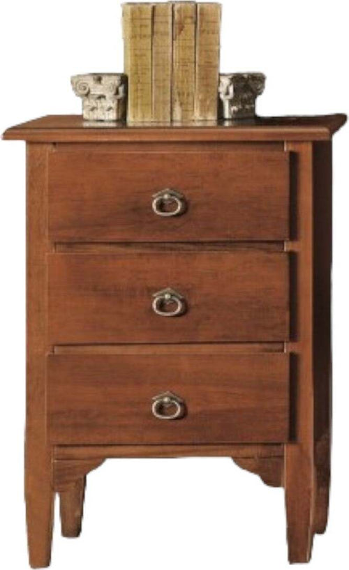 MOBILI-2G---SET-2-COMODINI-IN-LEGNO-3-CASSETTI-TINTA-NOCE