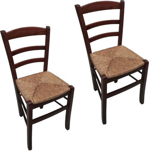 MOBILI-2G---SET-2-SEDIE-CAMPAGNOLA-LEGNO/PAGLIA