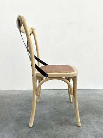MOBILI-2G---SET-2-SEDIE-CROSS-INVECCHIATE-NATURALE-CON-SCHIENALE-IN-FERRO-E-SEDUTA-IN-RATTAN
