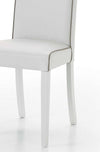 MOBILI-2G---Set-2-Sedie-imbottita-bianca-ecopelle-filo-tortora