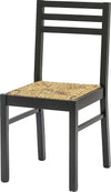 MOBILI-2G---SET-2-SEDIE-LEGNO-SHABBY-NERO-SEDUTA-LEGNO-L.43-H.87-P.48