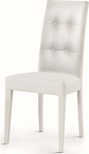 MOBILI-2G---SET-2-SEDIE-MODERNE-IN-ECOPELLE-4-BOTTONI-BIANCO