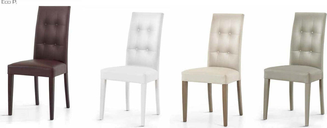 MOBILI-2G---SET-2-SEDIE-MODERNE-IN-ECOPELLE-4-BOTTONI-BIANCO