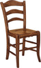 MOBILI-2G---SET-2-SEDIE-RUSTICA-IN-LEGNO-DI-FAGGIO-TINTA-NOCE-SEDUTA-LEGNO