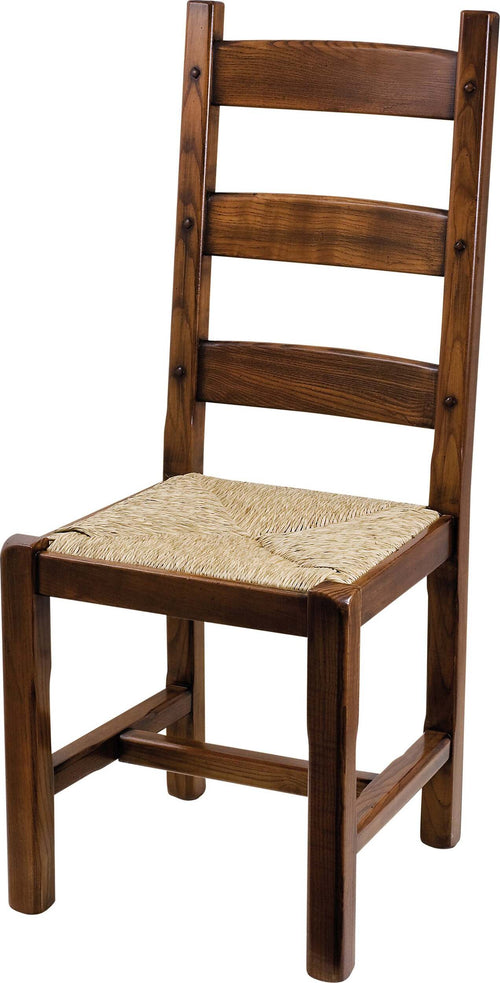 MOBILI-2G---SET-2-SEDIE-RUSTICA-IN-LEGNO-DI-FRASSINO-TINTA-NOCE-SEDUTA-PAGLIA