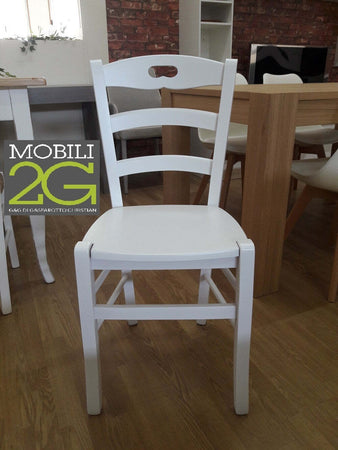 MOBILI-2G---SET-2-SEDIE-SHABBY-IMPUGNATURA-LEGNO-LACCATO-BIANCO