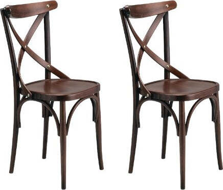 MOBILI-2G---SET-2-SEDIE-THONET-BOSTROT-LEGNO-TINTA-NOCE-SEDUTA-LEGNO