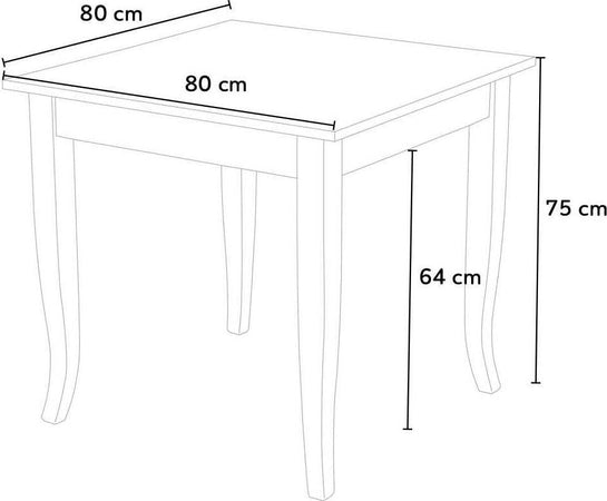 MOBILI-2G---Set-tavolo-legno-80x80-allungabile-+-4-sedie-legno-Shabby-Azzurro