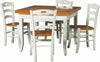 MOBILI-2G---Set-tavolo-legno-90x90-allungabile-bicolore-+-4-sedie-legno-seduta-legno-bicolore