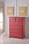 MOBILI-2G---SETTIMANALE-6-CASSETTI-BICOLORE-CERATO-ROSSO-NATURALE-102X50X143