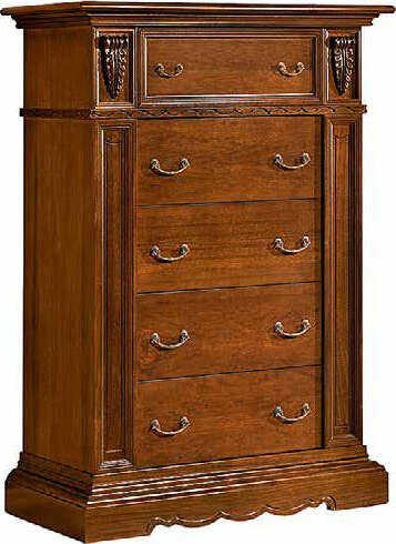 MOBILI-2G---SETTIMANALE-CLASSICO-5-CASSETTI-LEGNO-INTAGLIO-106X53X153