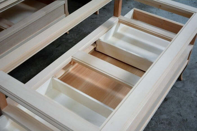 MOBILI-2G---TAVOLINO-CLASSICO-2-CASSETTI-LEGNO-GREZZO-L.115-P.65-H.55