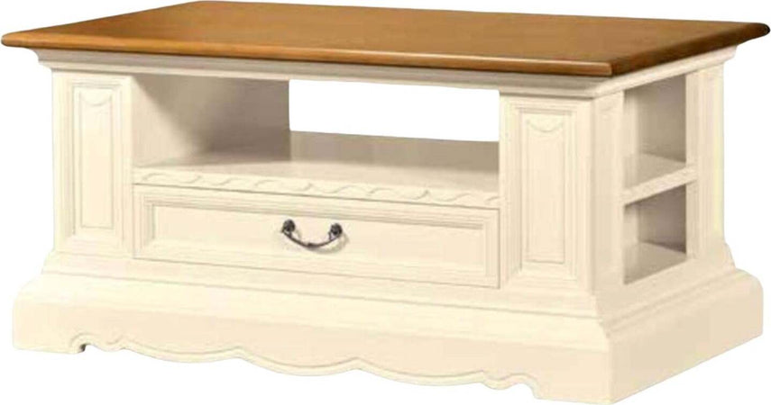 MOBILI-2G---TAVOLINO-CLASSICO-SHABBY-LEGNO-AVORIO-NOCE-GRANO-125X75X60