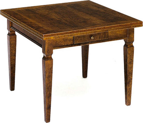 MOBILI-2G---TAVOLO-A-LIBRO-IN-LEGNO-MASSELLO-DI-NOCE-L.90-P.90-H.78