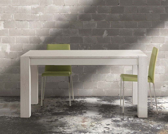 MOBILI-2G---Tavolo-Abete-bianco-spazzolato-allungabile-misure-140x90-con-2-allunghe-da-40-cm