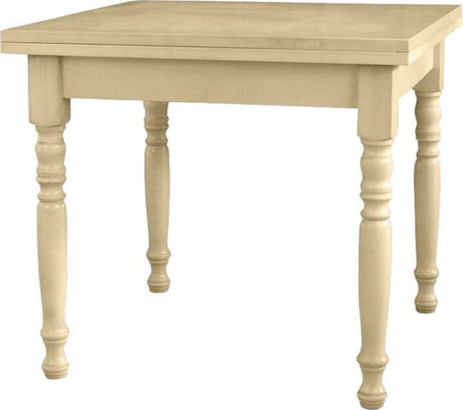 MOBILI-2G---Tavolo-Allungabile-a-libro-Legno-shabby-avorio-anticato-80x80x78