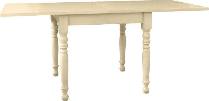 MOBILI-2G---Tavolo-Allungabile-a-libro-Legno-shabby-avorio-anticato-80x80x78