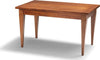 MOBILI-2G---TAVOLO-ALLUNGABILE-GAMBA-A-SPILLO-LEGNO-MASSELLO-TINTA-NOCE-L.160-P.90-H.80