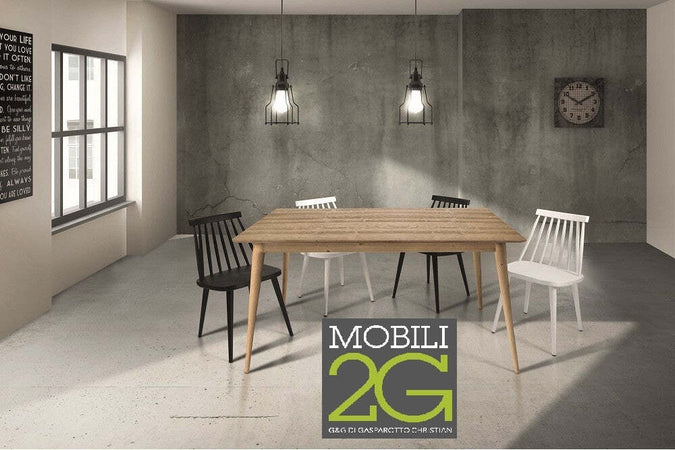MOBILI-2G---TAVOLO-ALLUNGABILE-IN-ABETE-SPAZZOLATO-NATURALE-160X85