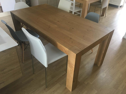 MOBILI-2G---TAVOLO-ALLUNGABILE-IN-LEGNO-DI-ROVERE-NODATO-MISURA-L.180-P.90-H.77