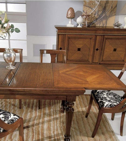 MOBILI-2G---TAVOLO-ALLUNGABILE-LEGNO-NOCE-A-SERRANDINA-L.160-x-P.90-H.80