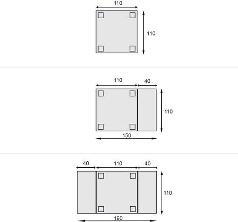 MOBILI-2G---Tavolo-allungabile-quadrato-classico-tinta-noce-110X110x78