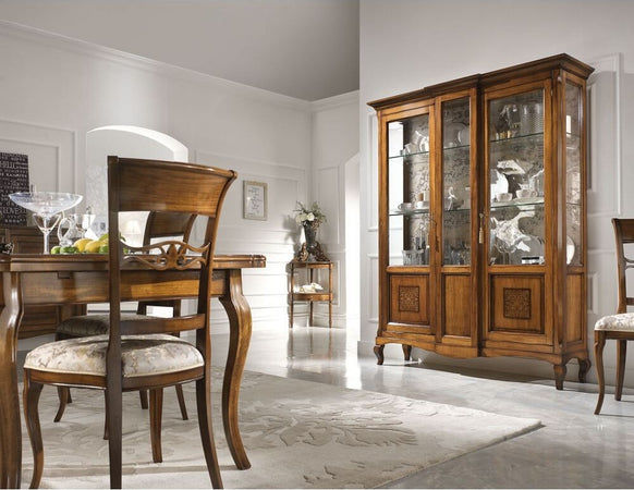 MOBILI-2G---Tavolo-allungabile-rettangolare-classico-tinta-noce-180X100x78