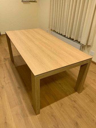 MOBILI-2G---TAVOLO-ALLUNGABILE-RIMESSATO-ROVERE-NATURALE-160X90