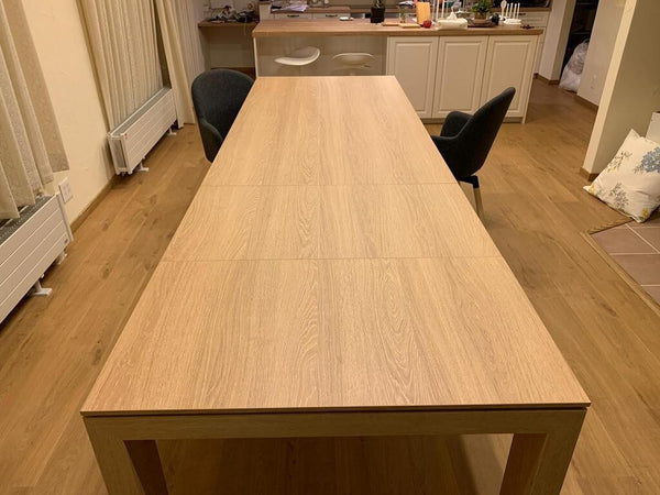 MOBILI-2G---TAVOLO-ALLUNGABILE-RIMESSATO-ROVERE-NATURALE-160X90