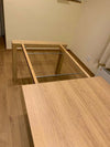 MOBILI-2G---TAVOLO-ALLUNGABILE-RIMESSATO-ROVERE-NATURALE-160X90