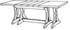 MOBILI-2G---TAVOLO-ARTE-POVERA-ALLUNGABILE-RIQUADRATO-IN-LEGNO-L.160-P.85-H.78