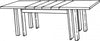 MOBILI-2G---TAVOLO-ARTE-POVERA-ALLUNGABILE-RIQUADRATO-IN-LEGNO-L.180-P.85-H.78