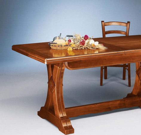 MOBILI-2G---TAVOLO-ARTE-POVERA-ALLUNGABILE-RIQUADRATO-IN-LEGNO-L.180-P.85-H.78